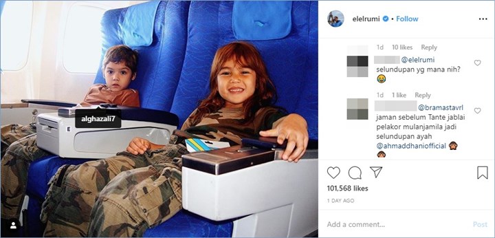 komentar verrell bramasta di unggahan el rumi