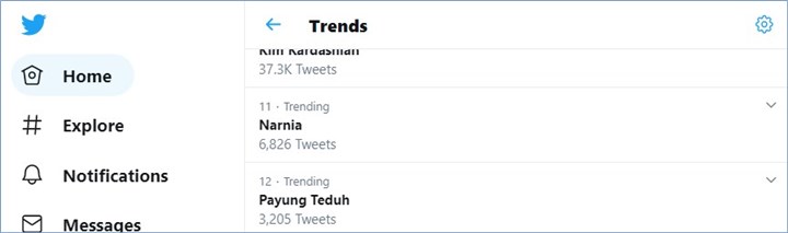 payung teduh jadi trending topic di twitter
