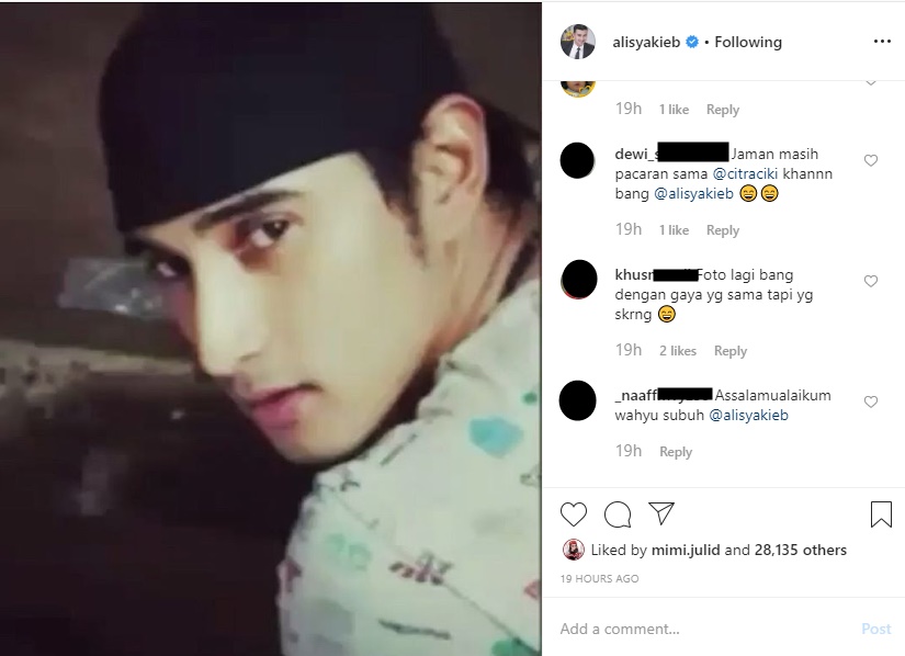 Ali Syakieb Sodorkan Foto ‘Jadul’ Seraya Singgung Soal Berat Badan, Respon Diluar Dugaan