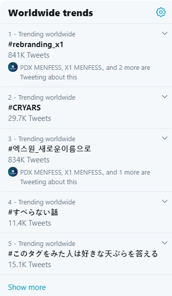 Tak Menyerah Buat X1 Kembali, ONE IT Kembali Buat Tagar #Rebranding_X1 Hingga Trending Topik