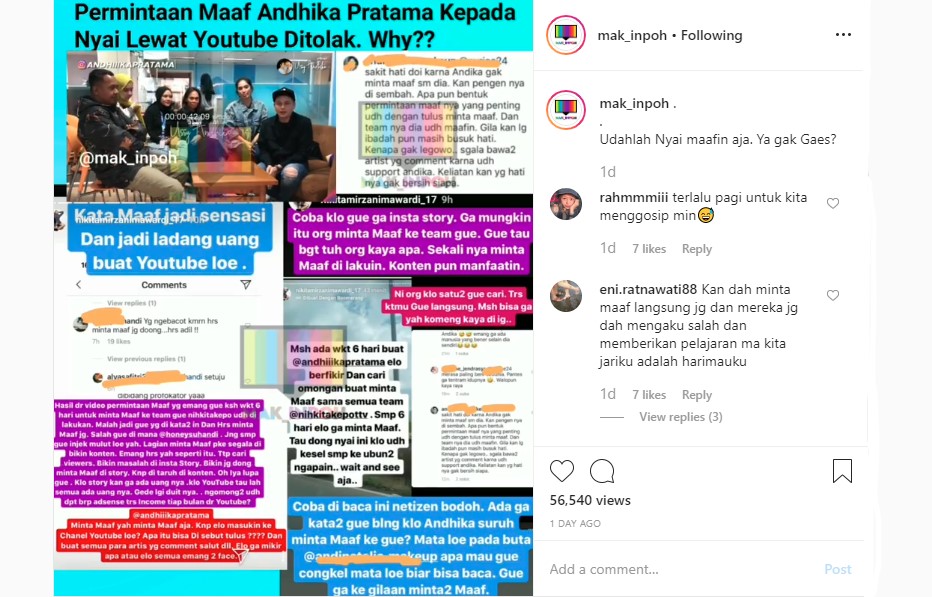 Andhika Pratama Akhirnya Minta Maaf, Nikita Mirzani Malah Kembali Bikin Heboh Hingga Skakmat Begini