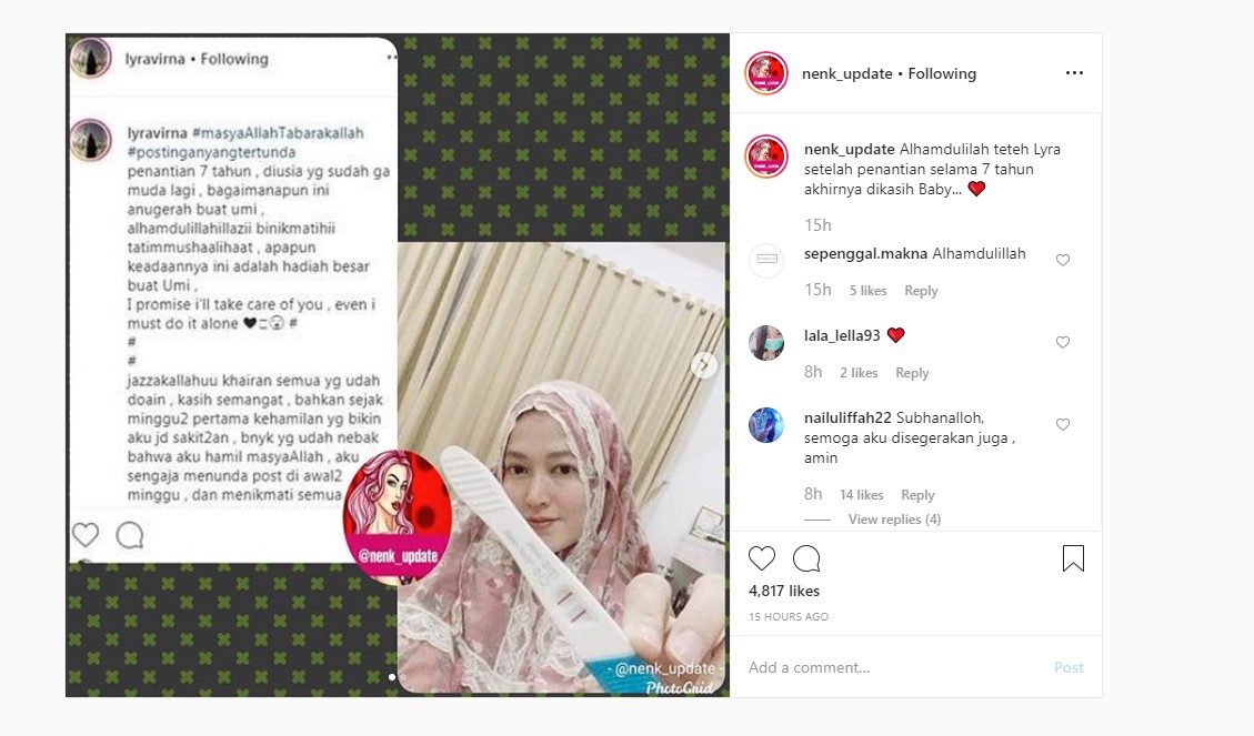 Fadlan Muhammad Bahagia Istri Hamil, Lyra Virna Justru Isyaratkan Rumah Tangga Retak