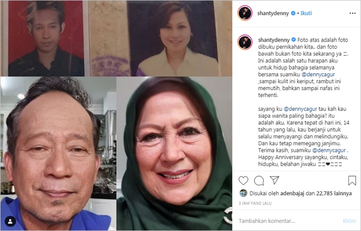 Mengarungi Bahtera Rumah Tangga 14 Tahun, Istri Denny Cagur Punya Satu Harapan