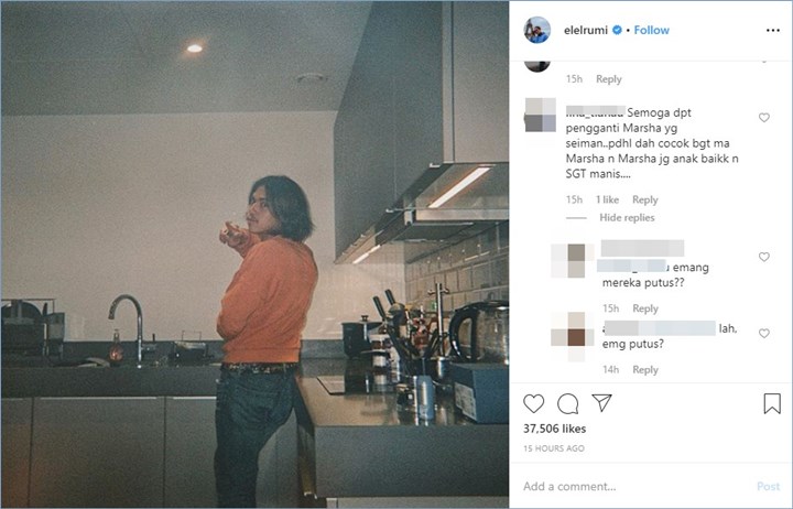 foto perdana el rumi usai kembali ke london