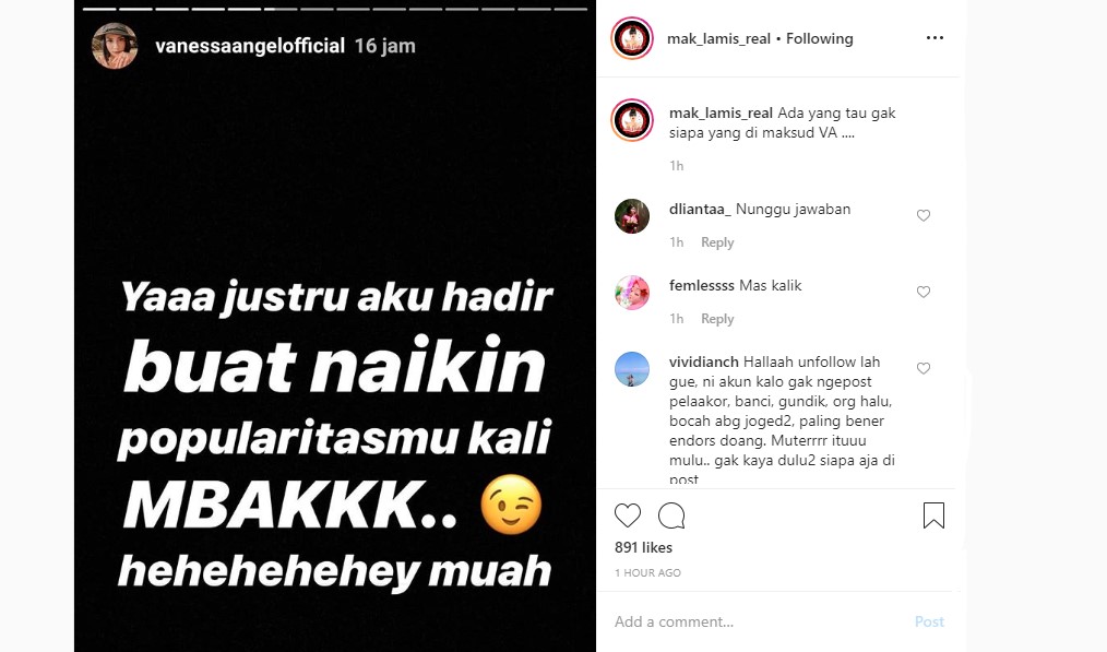 Vanessa Angel Sentil Soal Popularitas Usai Ribut dengan Garneta Haruni, Lucinta Luna Malah Terseret
