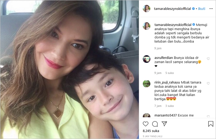 Tamara Bleszynski Sindir Haters, Tulis Pesan Menohok Soal Ini