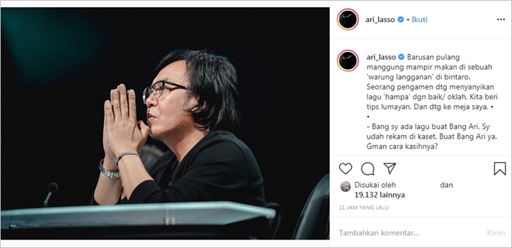 Sempat Ingin Bantu Pengamen Ari Lasso Malah Kecewa , Kenapa?