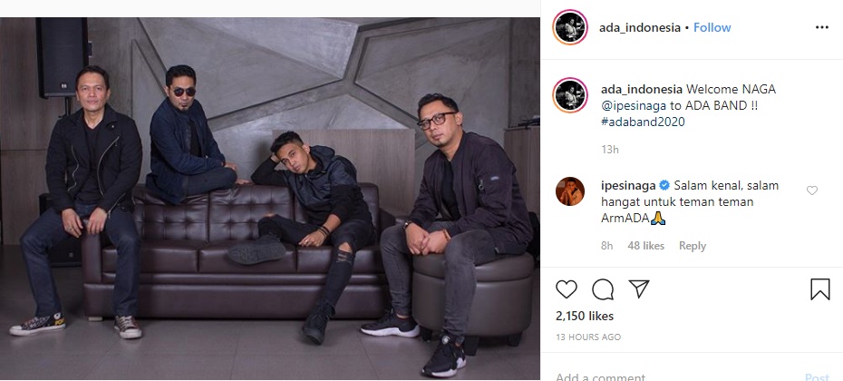 Naga Isi Kekosongan ADA Band Usai Umumkan Hengkang dari Lyla