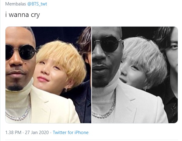 BTS Foto Bareng Lil Nas X, Pose Suga Paling Bikin Fans Gemas Sekaligus Tak Tega