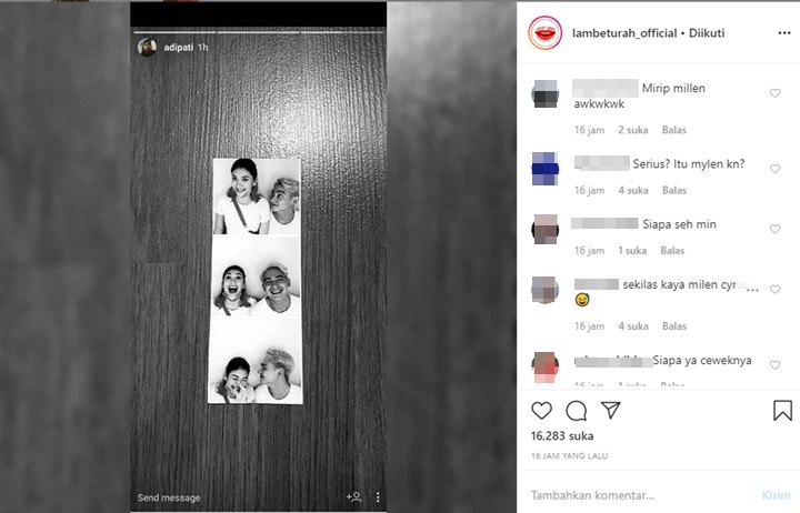 Adipati Dolken Santai Pose Kompak Bareng Cewek, Malah Dikira Sama Sosok Ini