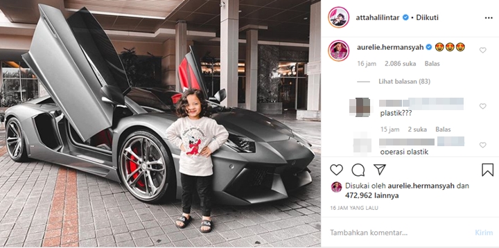 Atta Halilintar Perlakukan Arsya Dengan Manis, Aurel Hermansyah Gercep Beri Tanda Hati