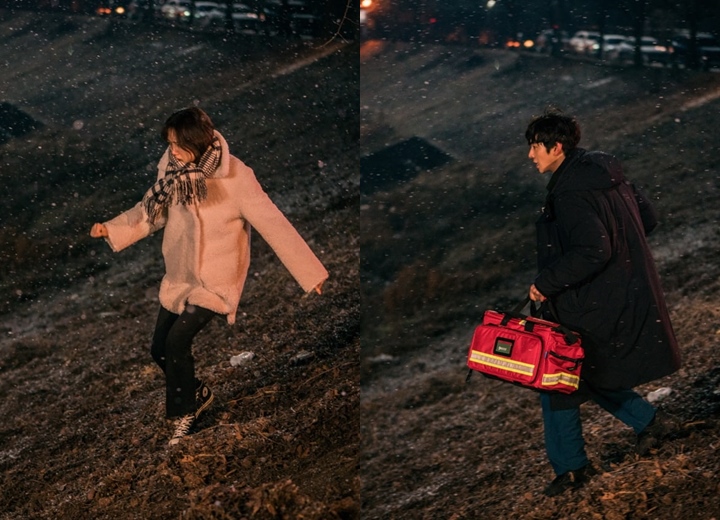 Selamatkan Pasien, Ahn Hyo Seop dan Lee Sung Kyung Tantang Medan Berbahaya Di \'Dr. Romantic 2\'