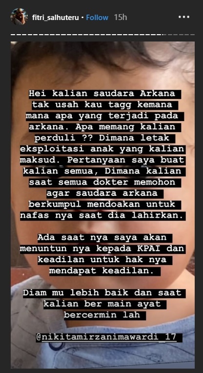 Nikita Mirzani Dituding ‘Berlindung’ di Balik Anak, Fitri Salhuteru Berang