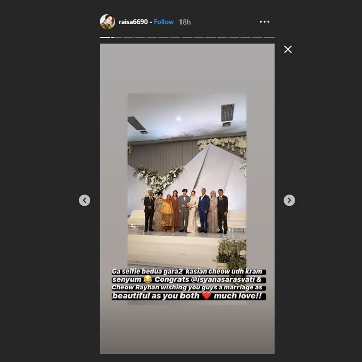 raisa tak selfie bareng isyana sarasvati