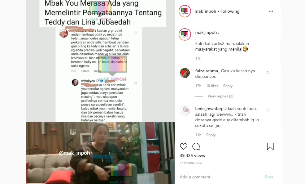 Sempat Tuding Teddy Gunakan Ilmu Hitam, Mbak You Kini Malah \'Angkat Tangan\'