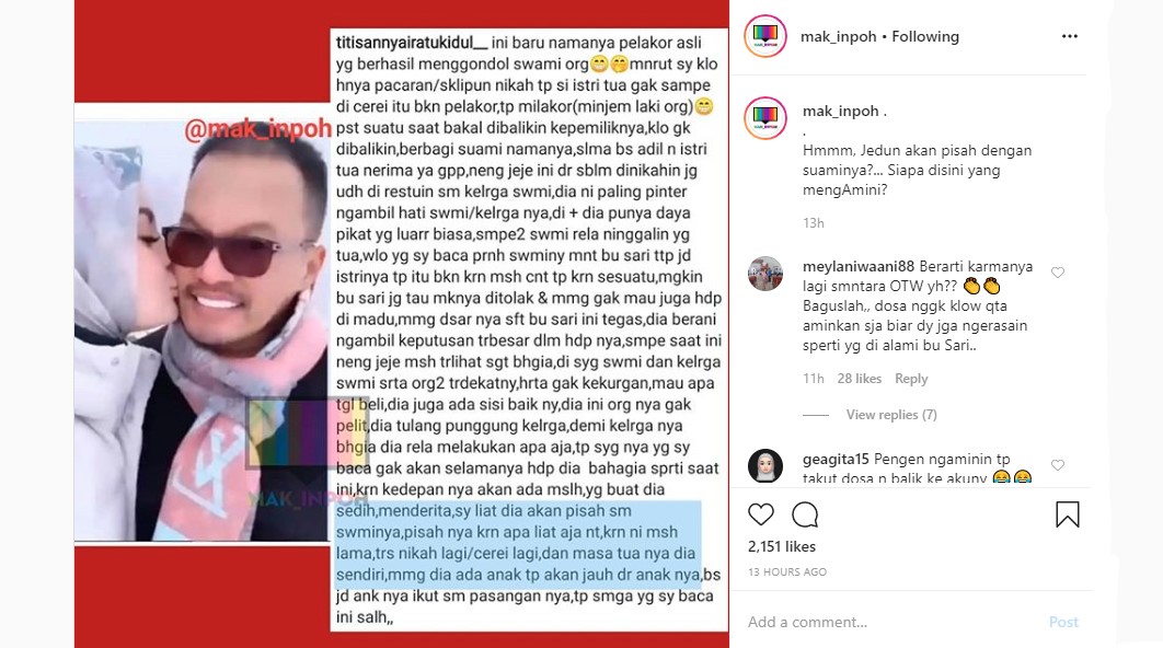 Diramal Akan Cerai dengan Faisal Harris, Ramalan Soal Kehidupan Jennifer Dunn Selanjutnya Bikin Syok