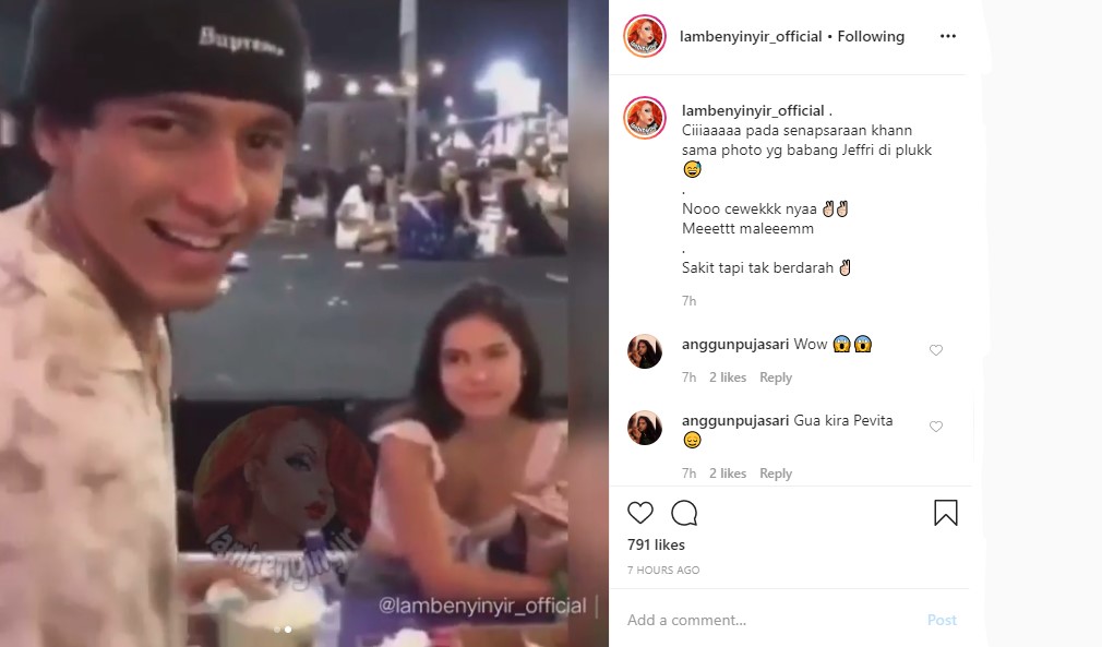 Edit Wajah \'Gandengan\' Saat Unggah Foto, Jefri Nichol Ternyata Nonton Konser Bareng Sosok Ini