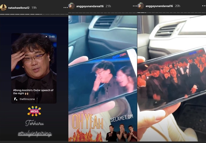 Film ‘Parasite’ Boyong Piala Oscar, Begini Reaksi Natasha Wilona Hingga Angga Yunanda