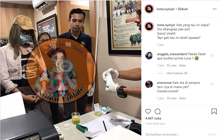 Lagi-Lagi Artis Terciduk Polisi, Gara-Gara Barang Ini Nama Lucinta Luna Langsung Mencuat