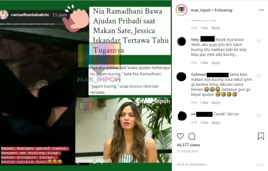 Nia Ramadhani Bawa Ajudan Saat Makan di Pinggir Jalan, Tak Lagi Banjir Respons ‘Minus’ Karena Ini