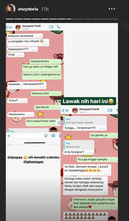 Gara-Gara Foto Keluarga, Enzy Storia Akhirnya Buka Suara Soal Kabar Pernikahan