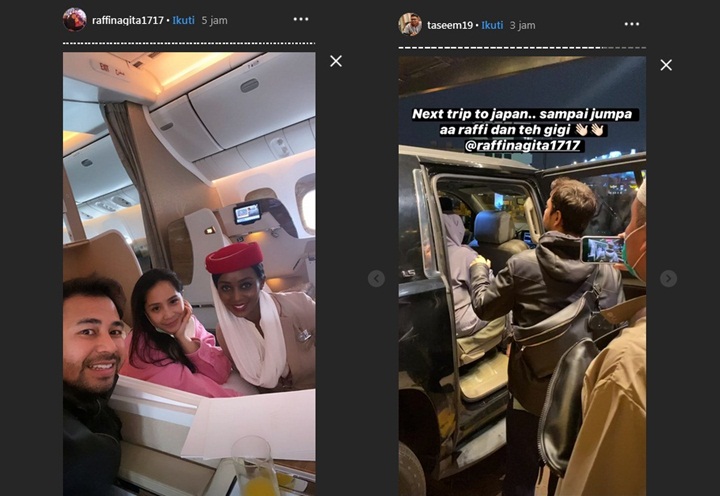 Raffi dan Nagita Berlibur ke Jepang Berdua