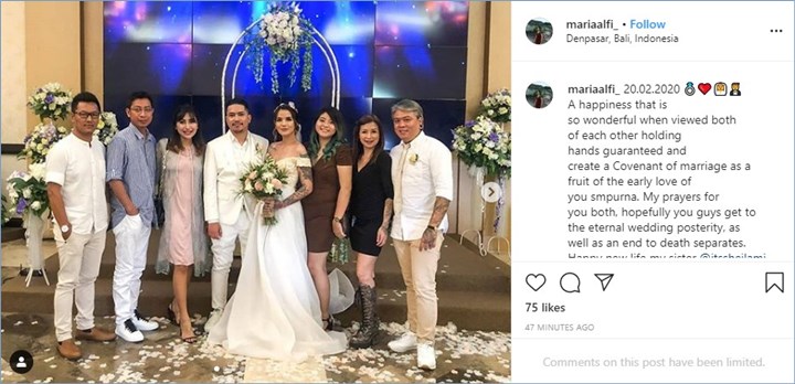 sheila marcia dan dimas akira resmi menikah di denpasar, bali