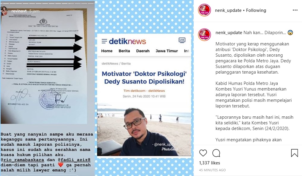 Kasus Dedy Susanto Fix Masuk ke Jalur Hukum, Banjir Dukungan Penuh Pengguna Dunia Maya