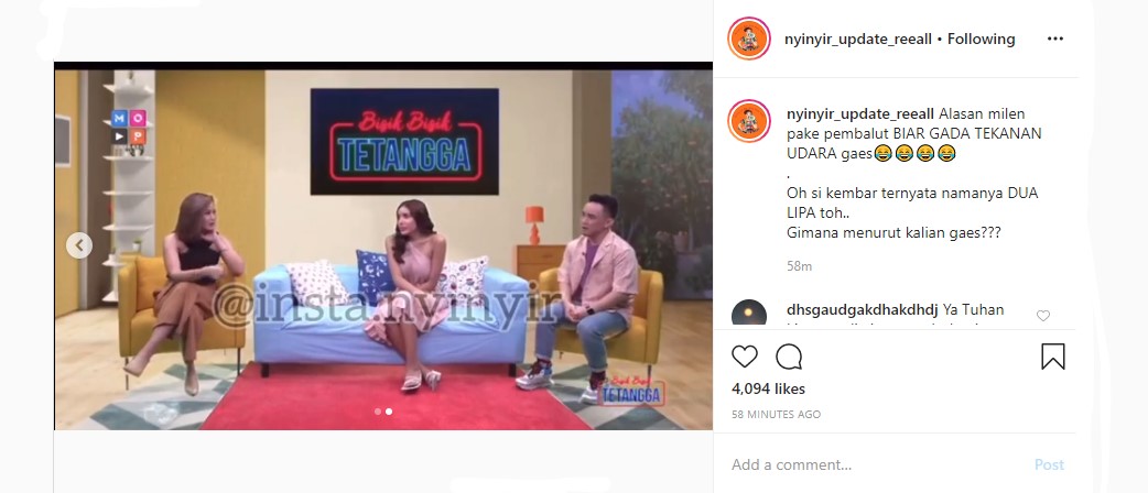 Desas-Desus Ganti Kelamin Bikin Heboh, Millendaru Tegaskan Ini Sambil Beber Alasan Pakai Pembalut