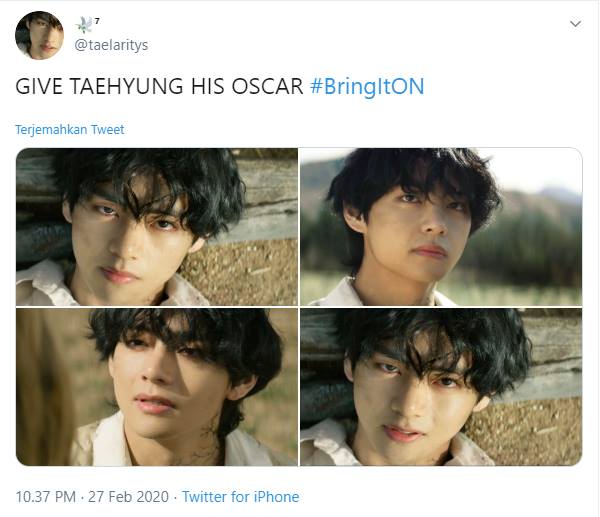 Akting V BTS di MV \'ON\' Ini Disebut Bak Seorang Aktor, Setuju?