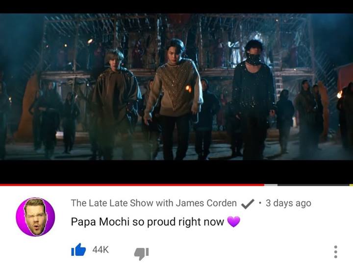 James Corden Berikan BTS Pujian di MV \'ON\', ARMY Malah Beri Peringatan Ini