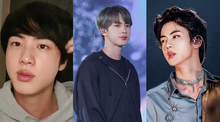 Tranformasi Jin BTS Dari Tampilan Polos Hingga Penuh Make Up Bikin Pangling