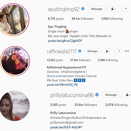 Masih Memimpin, Begini Gaya Ayu Ting Ting Girang Followers IG Capai 38 M