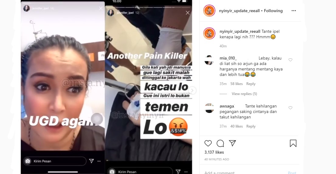 Masuk RS Lagi, Jennifer Ipel Malah Ngamuk ke Ajun Perwira Hingga Maki Begini