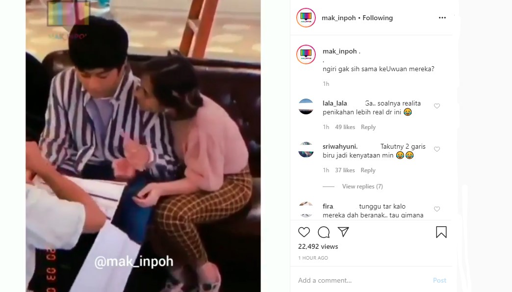 Angga Yunanda dan Adhisty Zara Makin Berani Umbar Kemesraan Malah Dituduh Gimik Demi Film Baru