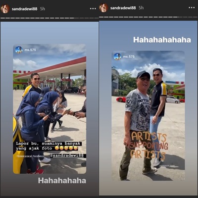 Fans Heboh Ketemu Harvey Moeis Sampai Ngajak Foto Bareng, Begini Reaksi Sandra Dewi