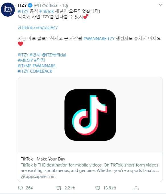 Siap Comeback, ITZY Buka Akun TikTok Untuk Promosi