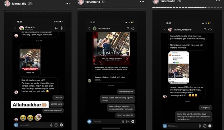 Fairuz A. Rafiq Banjir DM Penampakan Pablo Benua Kongkow di Kafe, Begini Reaksi istri Sonny Septian