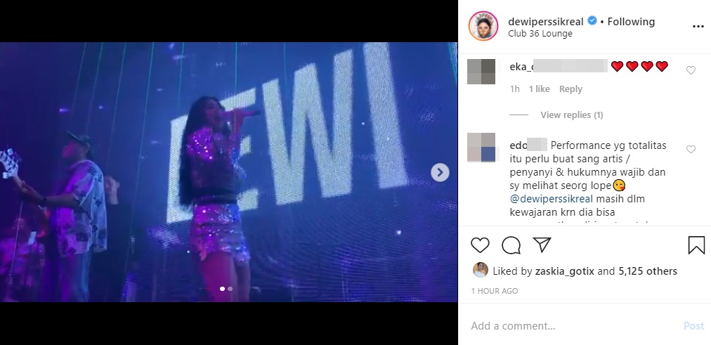 Dinilai Salah Ajak Lebby Wilayati Manggung di Kelab Malam, Dewi Persik Tulis Pembelaan