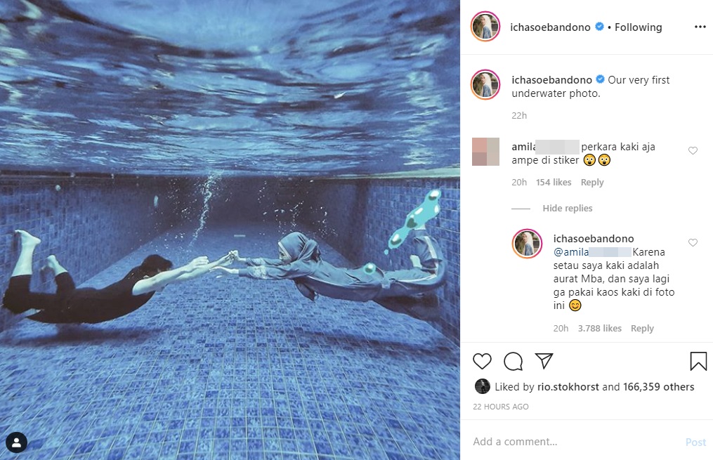 Alyssa Soebandono Dinyinyir Usai Tutupi Bagian Tubuh Ini Pakai Stiker di Foto Renang Bareng Suami