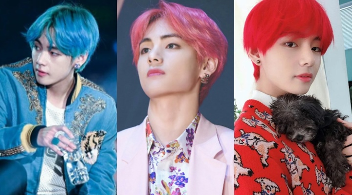 Begini Pesona V BTS Dengan Balutan Baju Dan Warna Rambut Seragam