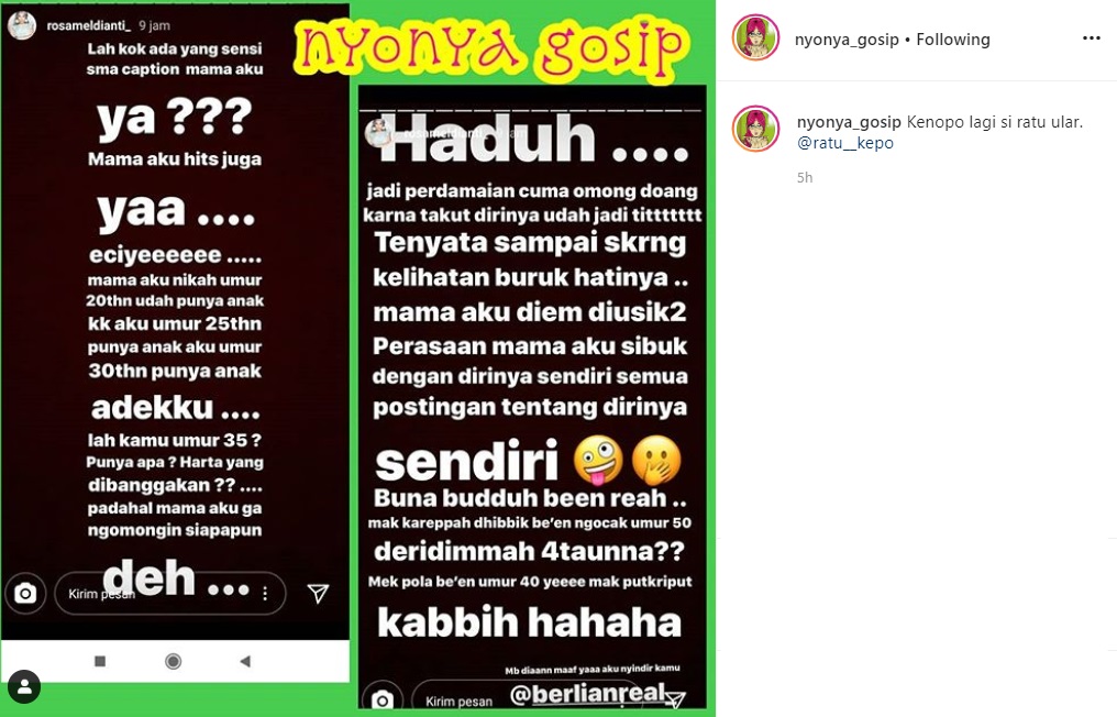Rosa Meldianti Ngamuk Saat Sang Ibu Diusik, Malah Balik Dihujat Gara-gara Singgung Topik Ini