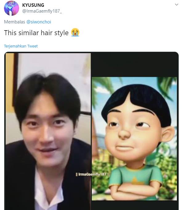 Gaya Rambut Siwon Saat Kunjungi Indonesia Disebut Mirip Karakter di \'Upin dan Ipin\' Ini, Setuju?