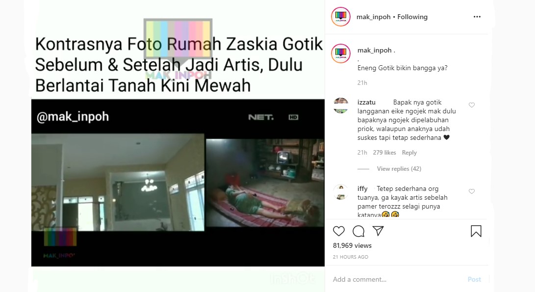 Zaskia Gotik Berhasil \'Sulap\' Rumah Berlantai Tanah Jadi Megah, Nama Ayu Ting Ting Malah Terseret