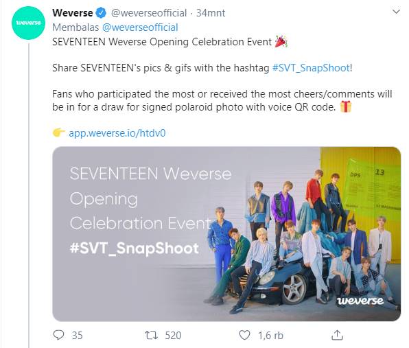 Weverse SEVENTEEN Resmi Dirilis, Fans Bakal Dimanjakan dengan Ini
