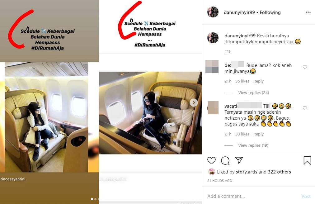 Ketahuan Salah Tulis Lagi, Foto Syahrini Ini ‘Auto’ Diramaikan ‘Jari Pedas’ Netizen