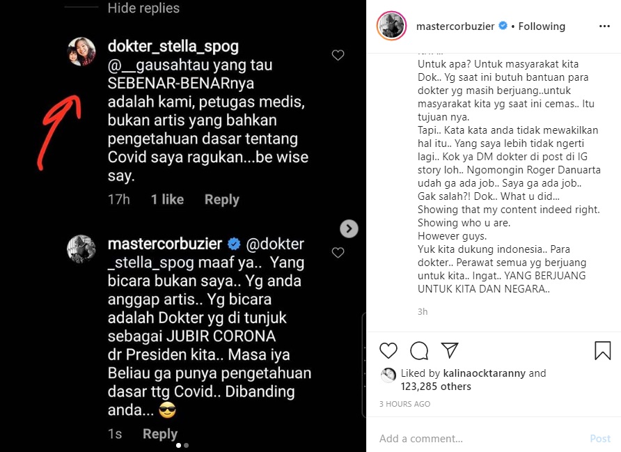 Disebut Tak Punya Ilmu Dasar Corona, Deddy Corbuzier Jawab Telak Sindiran Seorang Dokter