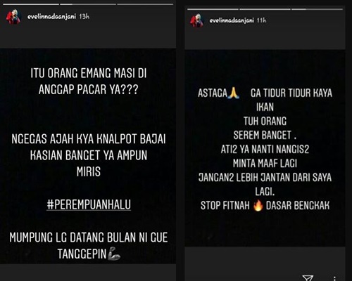 Dituding ‘Pelakor\', Evelin Nada Anjani Balik ‘Ngegas’ Seraya Ingatkan Masa Lalu