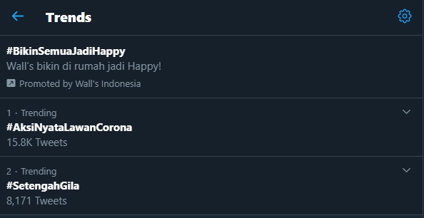bilanova jadi trending topic