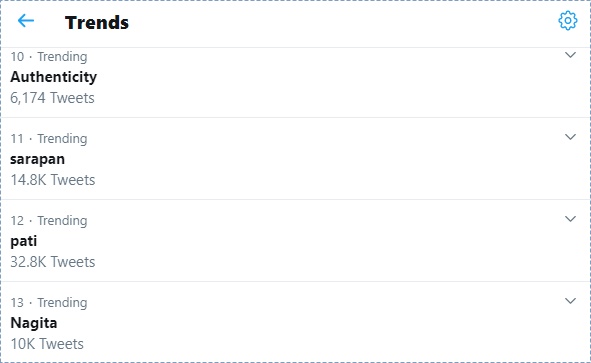 nagita slavina jadi trending topic